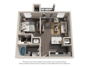 The Linen (E1) 207 floor plan